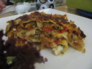Recette lasagnes de légumes à la provençale et au saumon