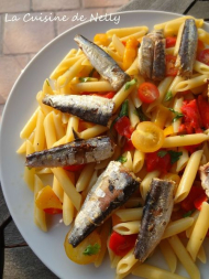 Recette salade de penne aux sardines