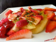 Recette salade de fruits, ananas et fraises