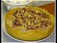 Recette tarte polenta au chou-fleur et gorgonzola