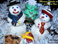 Recette cupcakes aux fruits secs en bonhomme de neige