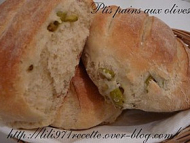 Recette petits pains aux olives (pucce)