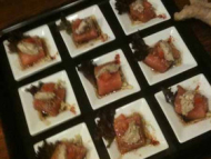 Recette sashimi de saumon au beurre d’anchois