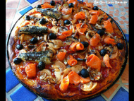Recette pizza à la farine d’épeautre sardines/ truite fumée