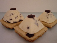 Recette pyramides chocolat blanc et framboise