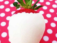 Recette fraises à croquer enrobées de chocolat blanc 
